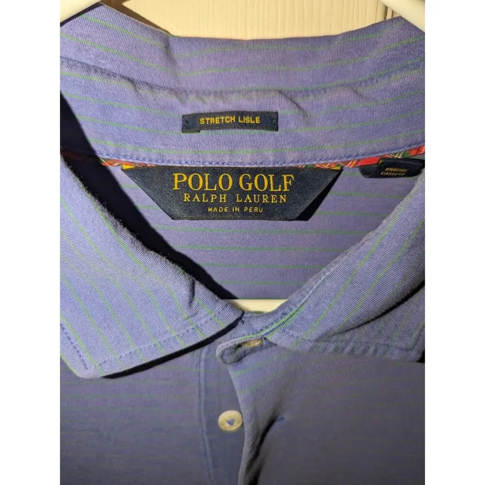 Polo Golf Ralph Lauren shirt mens XL Royal Blue Short Sleeve Polo